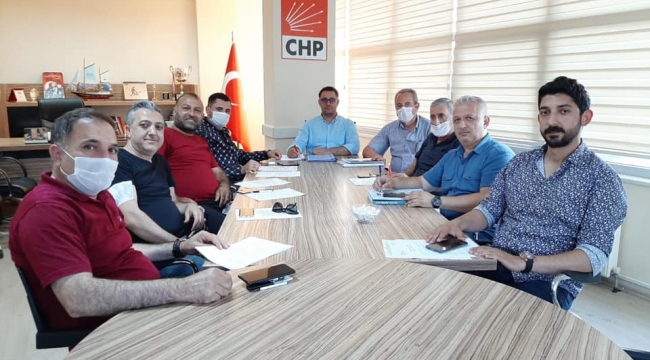 CHP'de Başkan Aktaş ve meclis üyeleri toplantıda buluştu