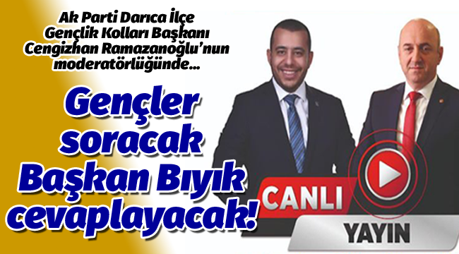 Gençler soracak, Bıyık cevaplayacak!