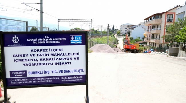 O mahallede altyapı çalışması başladı