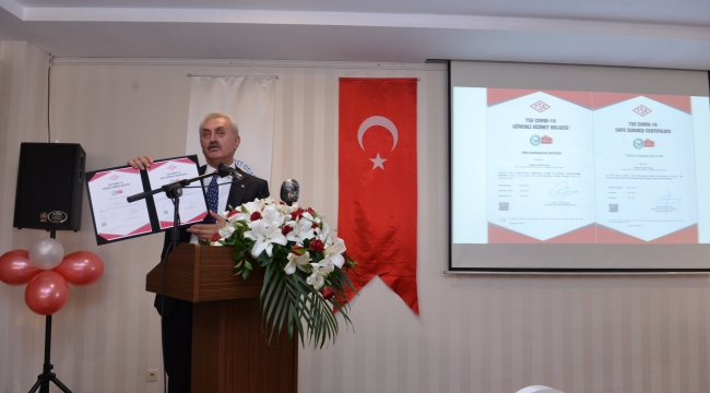 GTO, Covid-19 hizmet belgesi aldı!