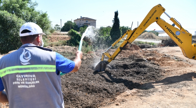 Çayırova Belediyesi, kompost gübre üretiyor