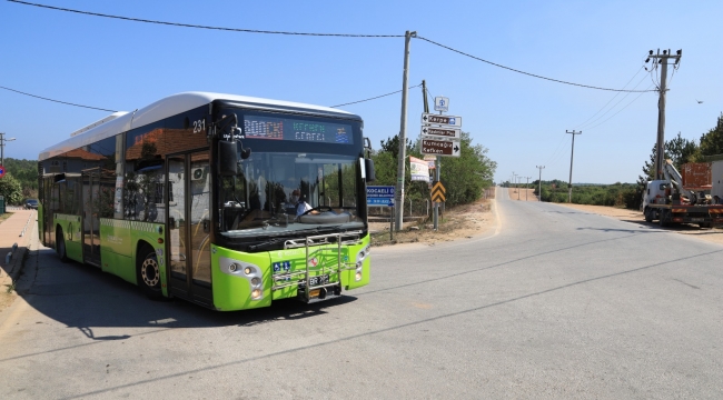 Mavi bayraklı plajlara 1 ayda 30 bin yolcu ulaştırıldı