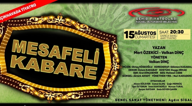 ''Mesafeli Kabera'' Darıca Sahilinde başlıyor