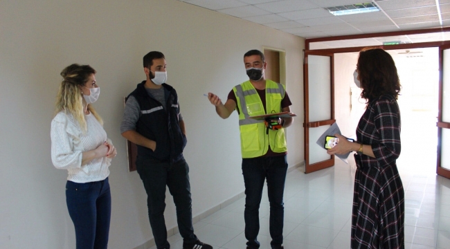 Darıca'daki hastanelerde ortam ölçümleri yapıldı