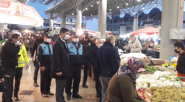 Gebze semt pazarlarında denetimler yapılıyor