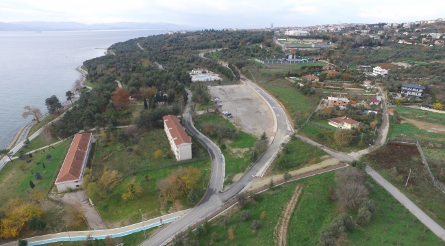 Darıca Millet Bahçesi içerisindeki yol konforu arttırıldı