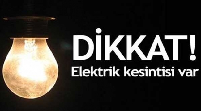 Dikkat! Yarın Darıca'da elektrik kesilecek!