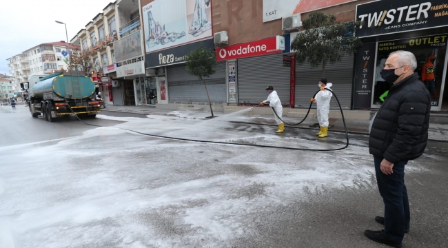 Ekipler sahada Başkan Büyükgöz denetimde