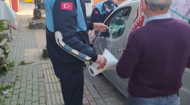 Gebze Zabıtası'ndan gürültü denetimi