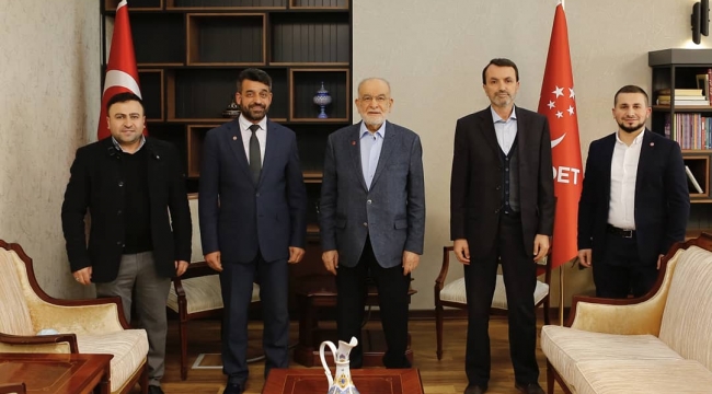 Darıca Saadet Partisi Karamollaoğlu'yla görüştü