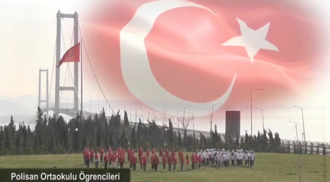 Dilovası'nda İstiklal Marşı coşkusu!