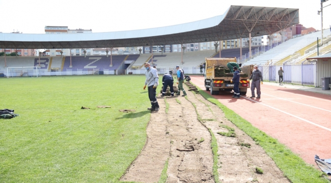 Gebze Stadı'ndaki yenileme çalışmalarına başlandı