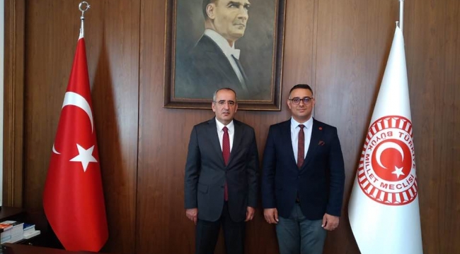CHP'li Aktaş, TBMM Başkanvekili Haydar Akar'ı ziyaret etti