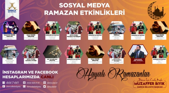 Darıca'da Ramazan dolu dolu geçecek