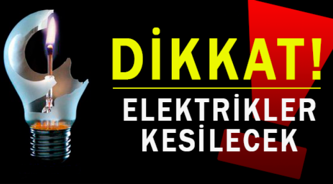 Darıca'da elektrik kesintisi yaşanacak!