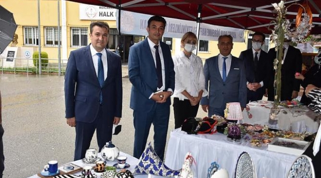 Darıca Halk Eğitim Merkezi yılsonu sergisi açılışı yapıldı