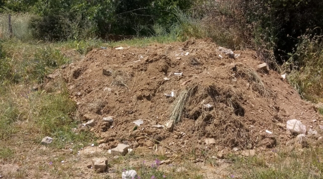 İstasyon Mahallesi'ndeki kaçak atığa anında müdahale