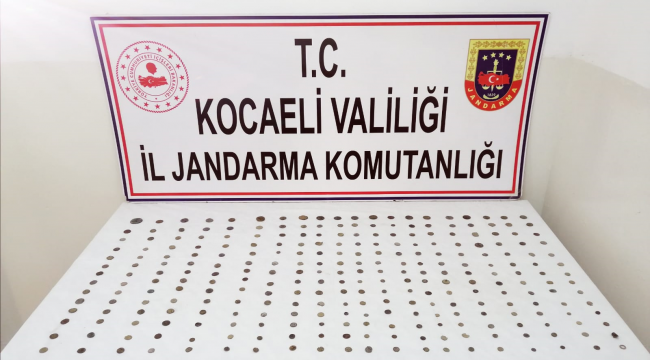 Kocaeli'de Roma dönemine ait 281 adet sikke ele geçirildi