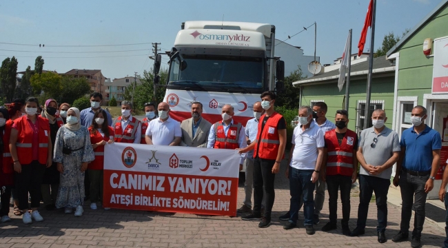 Darıca'dan Manavgat'a 'dayanışma' seferberliği