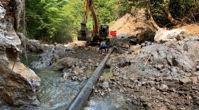 Büyükşehir İSU ekipleri Kastamonu ve Bartın'da yaraları sarıyor