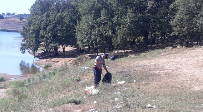 Gebze'de Mesire alanlarında temizlik çalışmaları sürüyor