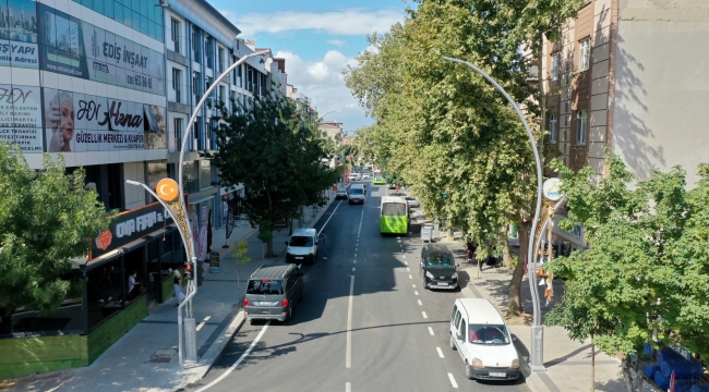 Aşıroğlu Caddesi'nde çalışmalar tamamlandı