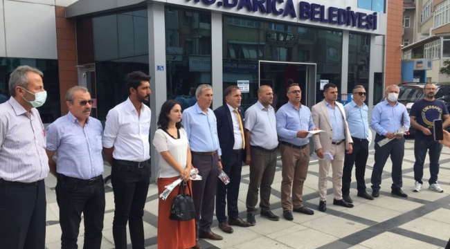 CHP Darıca, meclisi terk etti!