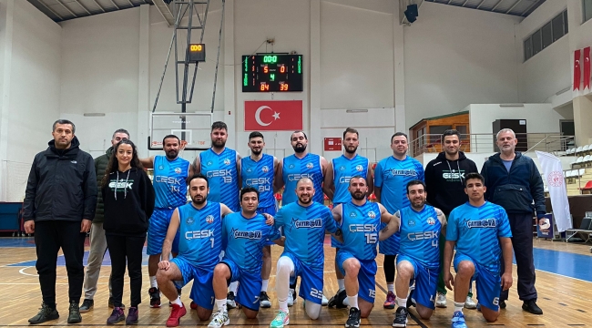 ÇESK Basketbol farklı kazandı