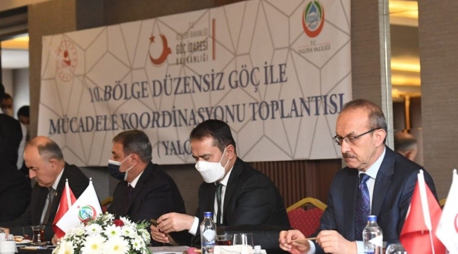 Kocaeli'de düzensiz göçe karşı etkin mücadele toplantısı yapıldı