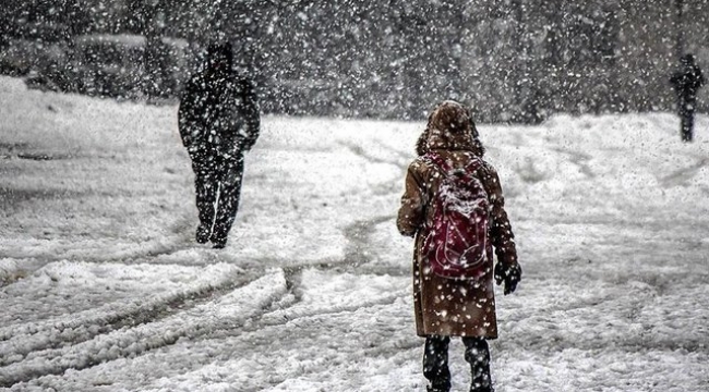 Kocaeli'de eğitime bir gün daha kar tatili