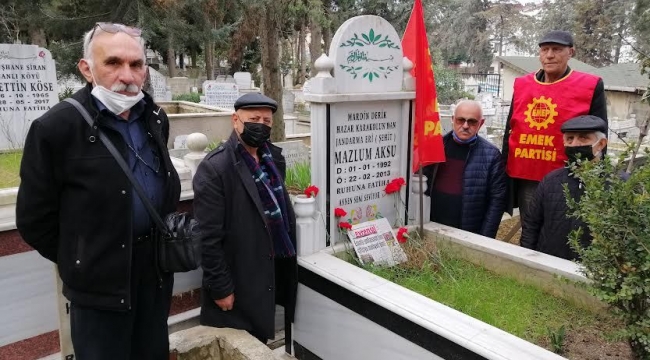 Darıcalı Mazlum Aksu mezarı başında anıldı