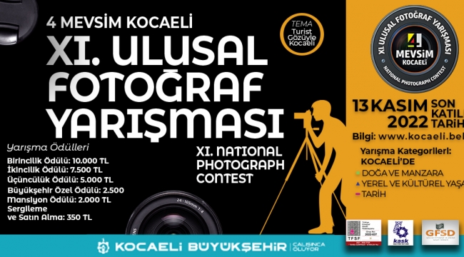 4 Mevsim Kocaeli XI. Ulusal Fotoğraf Yarışması başlıyor