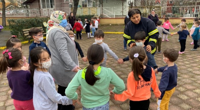 Kocaeli İtfaiyesinden her yaş grubuna yangın eğitimi