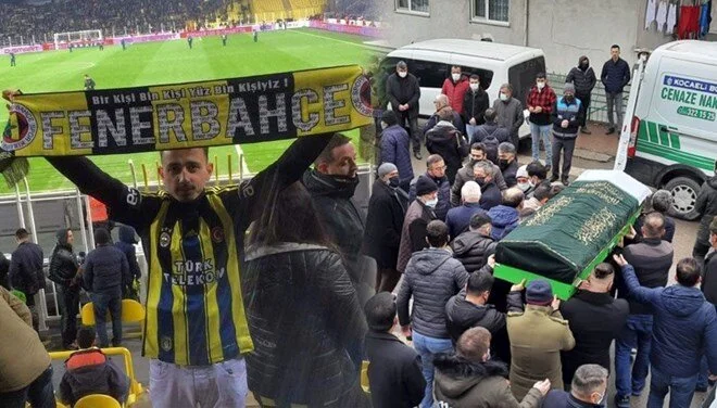 Maçı izlerken vefat eden Fenerbahçeli Ahmet, toprağa verildi