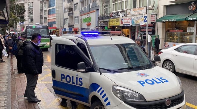  ''Polisim''dedi şoförü darp etti