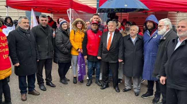 YRP Kocaeli'den o işçilere tam destek!