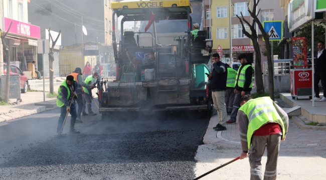 Battalgazi Caddesi sıcak asfaltla buluşturuldu