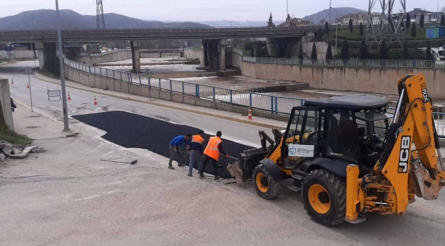 Büyükşehir kendi ürettiği asfaltı kullanıyor