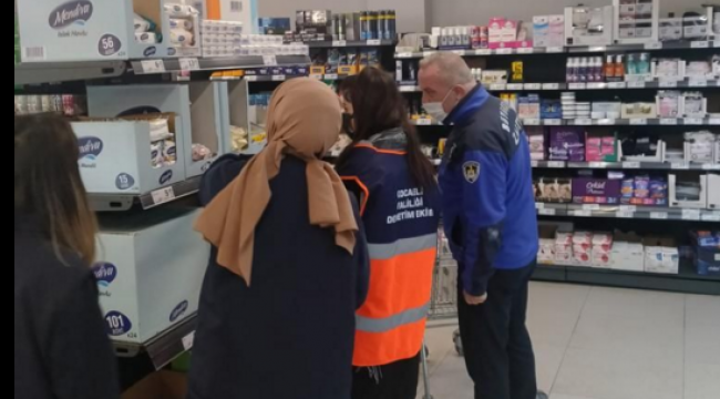 Kocaeli Valiliği Darıca'da marketleri denetledi