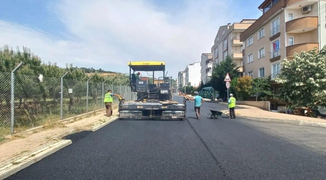 Gebze'de asfalt serim çalışmaları