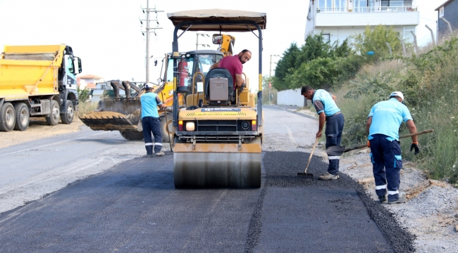 Büyükşehir Yol Bakım Timi Darıca'da hız kesmiyor