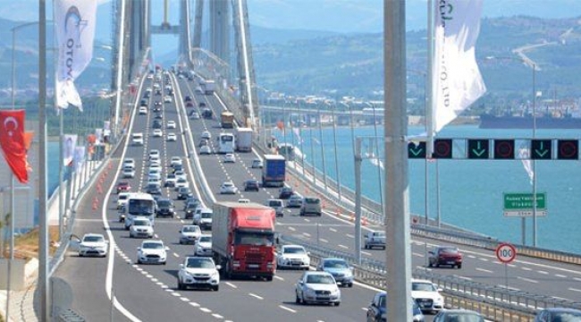 Osmangazi Köprüsü'nde garanti sayı bayram tatilinde %116 aşıldı