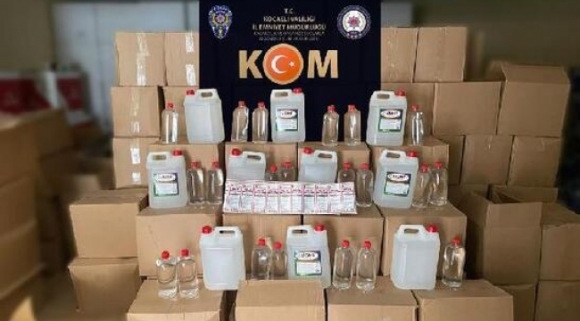 4 bin 225 litre etil alkol ele geçirildi