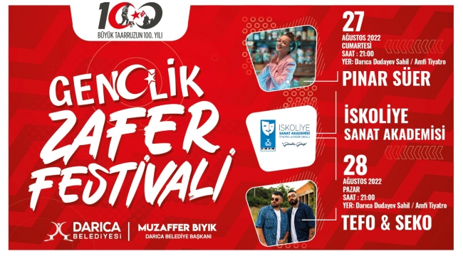 Darıca'da büyük zaferin 100. yılına özel festival