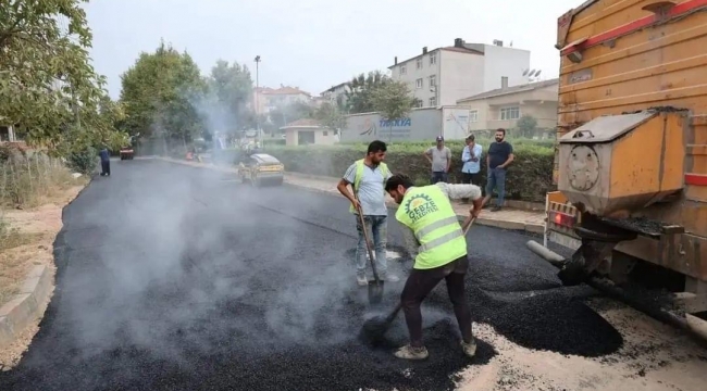 Gebze'de asfalt çalışmaları hız kesmiyor