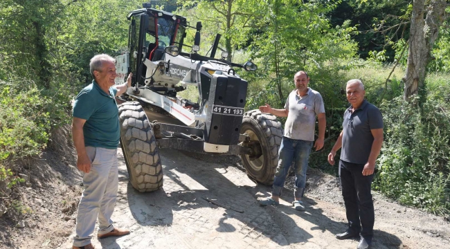 Kırsalda tarla ve bahçelere kolay ulaşım