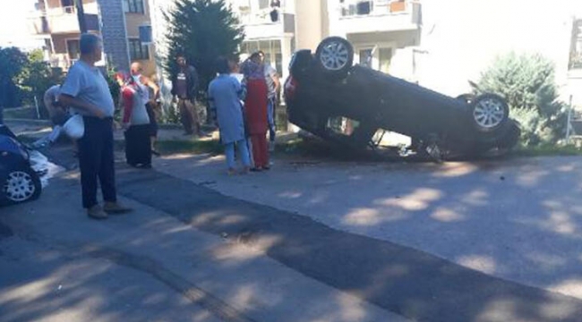 17 yaşındaki Mert, babasından kaçırdığı araçla kaza yaptı: 3 yaralı