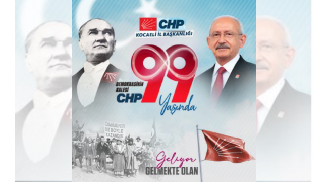 Başkan Yıldızlı'dan CHP'nin kuruluş yıl dönümü mesajı