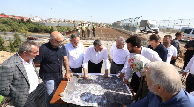 Büyükakın, Turgut Özal Köprüsü ikileme çalışmasını inceledi