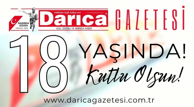 Darıca Gazetesi 18 yaşında